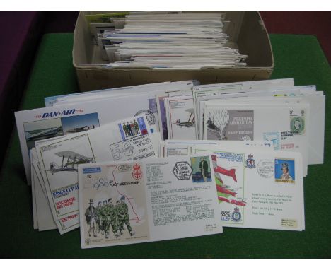 In Excess of Two Hundred Predominately Military Themed Commemorative Covers, occasionally signed including The First British 