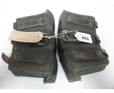 A Pair of German WWII Era K98 Ammunition Pouches.