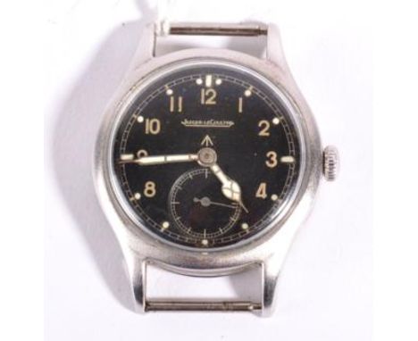 A Second World War Period Wristwatch, signed Jaeger Le Coultre, circa 1945, with later added parts (calibre 479), lever movem