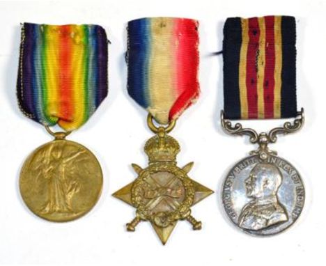 A First World War Gallantry Trio, comprising Military Medal, to 290801 PTE.J.PURVIS. 2/10 MIDDX.R-T.F, 1914-15 Star, to 2602 