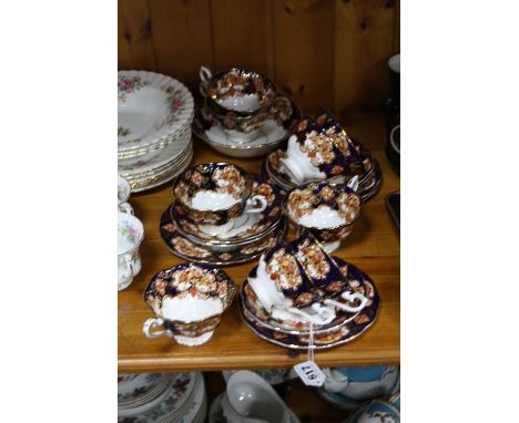 ROYAL ALBERT 'HEIRLOOM' PART TEASET, to include nine cups (three seconds a.f), four side plates, five saucers, one bowl (a.f/