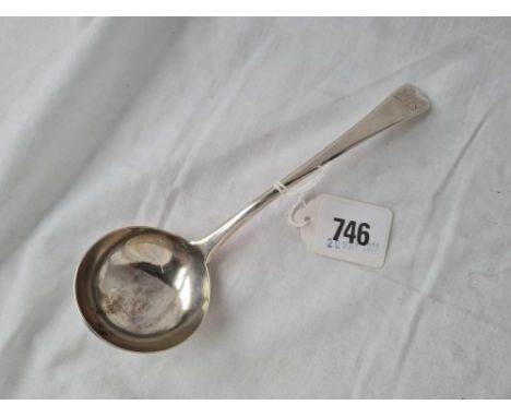 A sauce ladle by Hestor Batemand 1786 