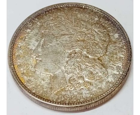 1921 silver USA dollar