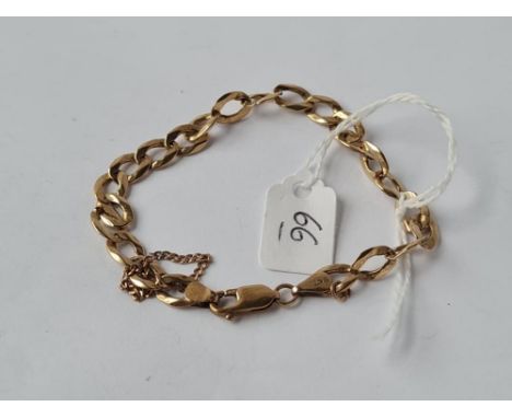 Vintage fancy link 9ct bracelet 8.1g