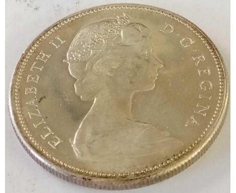 1967 Canada silver dollar