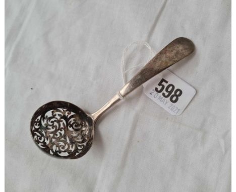 A Georgian Scottish sifter spoon Edin bough 1807 