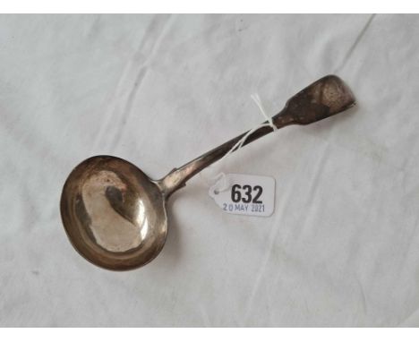 A Georgian fiddle pattern sauce ladle London 1832 by CB 71 gms 
