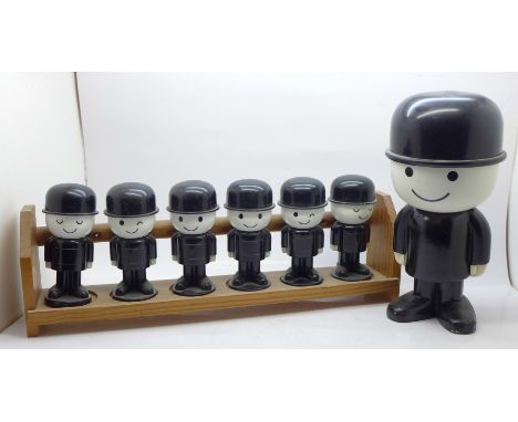 A Spillers Homepride Flour spice rack and Airfix Plastics Homepride Flour figure 