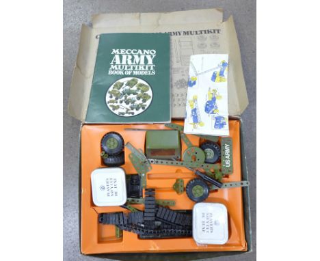 A Meccano Army multikit, boxed (contents unchecked) **PLEASE NOTE THIS LOT IS NOT ELIGIBLE FOR POSTING AND PACKING** 