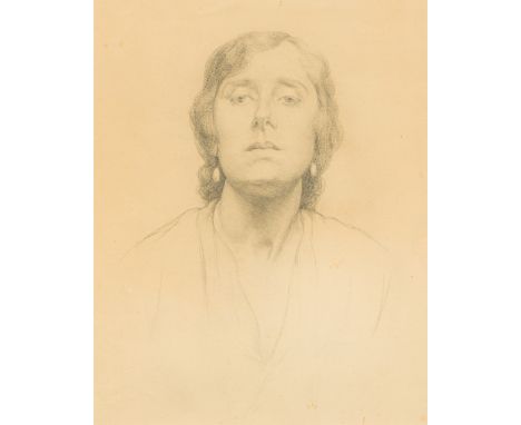 Manner of THE BLOOMSBURY GROUP (early 20th century) 
Portrait of Mary Jocelyn Rowe
Pencil, framed and glazed. 27 x 34.5 cm. C