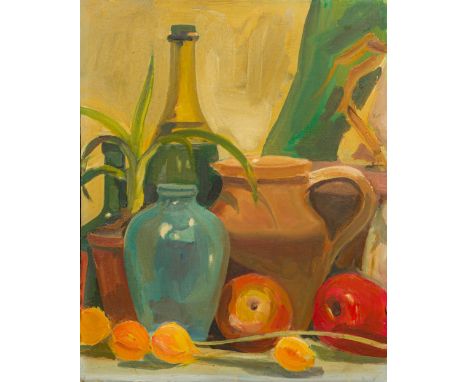 DAVID GRIFFIN (1952-2002) British (AR)Still LifeOil on board, unframed.  41 x 51 cm. CONDITION REPORTS: Generally good with e