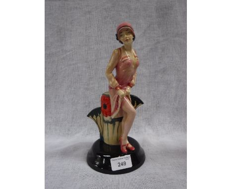 A KEVIN FRANCIS FIGURE, 'St Clarice Cliff Centenary Figure', modelled by Andy Moss