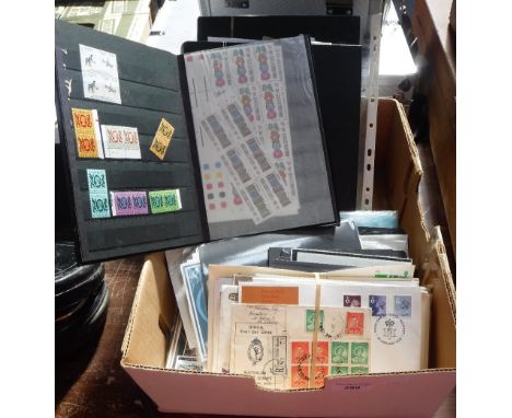 A LARGE COLLECTION OF FIRST DAY COVERS, stamps, part sheets and others