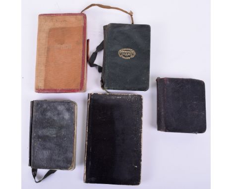 Great War Diaries of 2/Lt. Douglas J.L. Routh 8th Battalion Somerset Light Infantry, an important collection of five diaries 