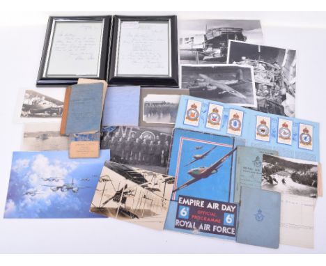 Selection of Mixed RAF / Aviation Ephemera, including RAF Airman’s Service Book, National Service – 2581123 Howard George Bai