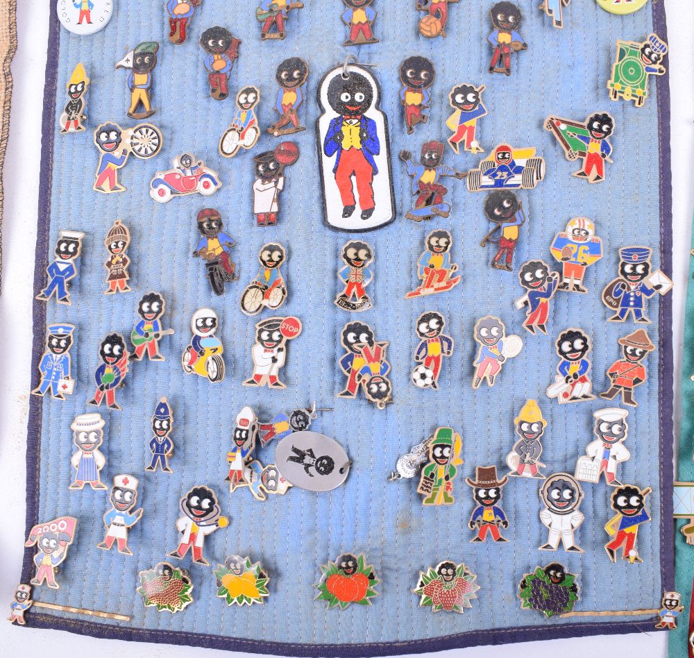 Collection of over 170 Robertson Golly Badges, including REV Gomm Ltd