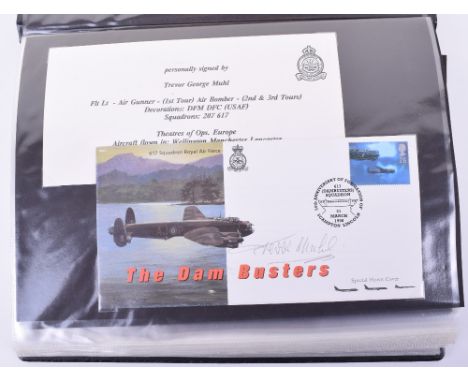 Selection of Autographed Ephemera in one album. VC First Day Covers (E C T Wilson, E A Smith, T W Gould, Bill Reid, E Kenna, 