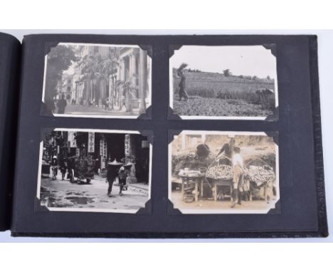 Royal Navy HMS Diomede Photograph Album of New Zealand and China Station Interest, interesting photograph album covering the 