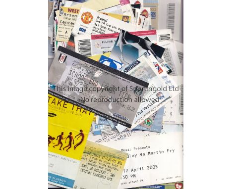 FOOTBALL TICKETS      A large quantity of tickets from England including Internationals at Wembley from the 1970's onwards, C