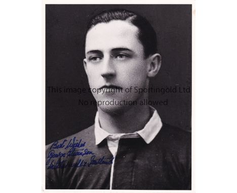 GEORGE STEVENSON AUTOGRAPH     Stevenson played for Motherwell 1923-1939. A signed 10" X 8" black &amp; white portrait photog