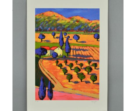 RICHARD PARGETER (BRITISH CONTEMPORARY), 'Le Pays Des Reves II', An Artists Proof print, 2/25, depicting an abstract view of 