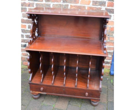 William IV mahogany canterbury / buffet