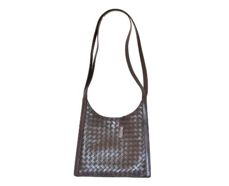 A Bottega Veneta handbag,  A Bottega Veneta handbag, the maker's brown Intrecciato Nappa woven leather exterior with smooth l