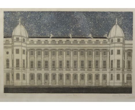 VALERIE THORNTON (1931-1991). “Sussex Place”.  Coloured lithograph; signed, dated ;70, &amp; numbered 11;70 in pencil lower m