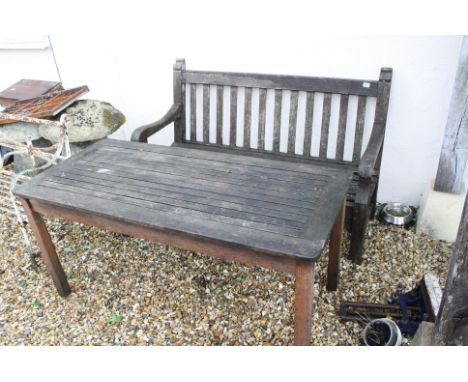 Wooden Garden Bench, L.151cms