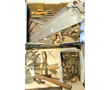 Two Trays of Mixed Tools