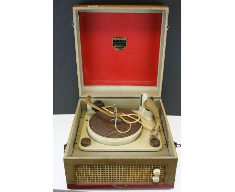 Retro Dansette Portable Record Player