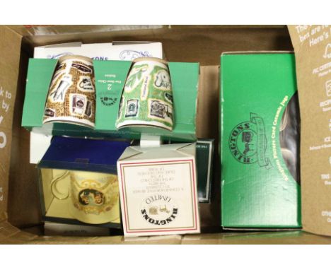 Various Boxed Ringtons Ceramic Items including Jugs and Mugs plus 1960's Meakin  'Maori ' Coffee Set