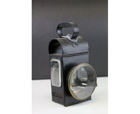 19th century Metal Cased Lamp with a Copper and Ceramic Barton Burner