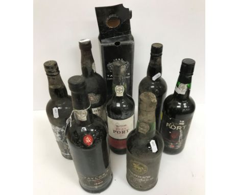 Eight bottles various Port including Taylor's Late Bottled Vintage 1990, Taylor's Late Bottled Vintage 1988, Taylor's 10 Year