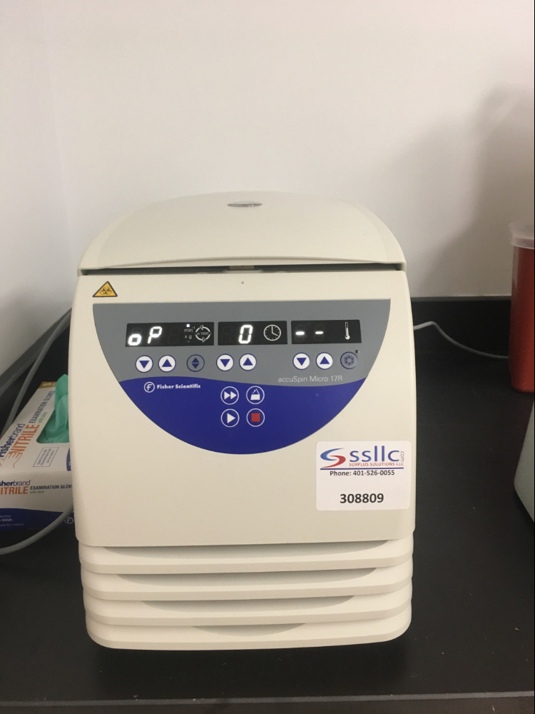 Fisher Scientific AccuSpin Micro 17R Centrifuge, Electrical: 120V, 60Hz