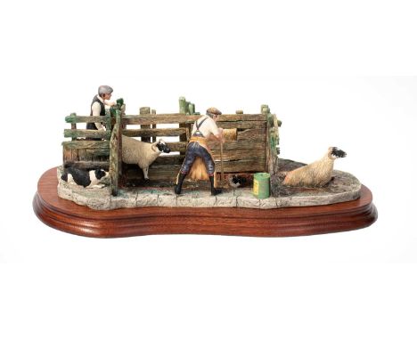 model No. B0217 by Ray Ayres, limited edition 790/1750, on wood base, with box and certificate. The model is in overall good 