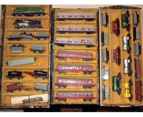 A quantity of unboxed N Gauge wagons, coachs and locos by Lima and Lonestar (some A/F) as lotted (inspection recommended) - P