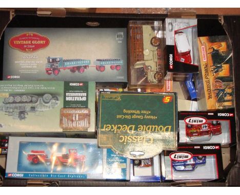 A tray of mixed diecast to include a Vintage Glory Sentinel - VG-E in G-VG boxes (17)