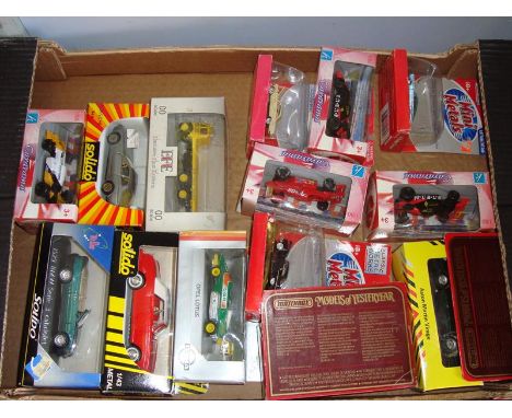 A tray of mixed diecast to include three Solido Models - VG-E in G-VG boxes (15)