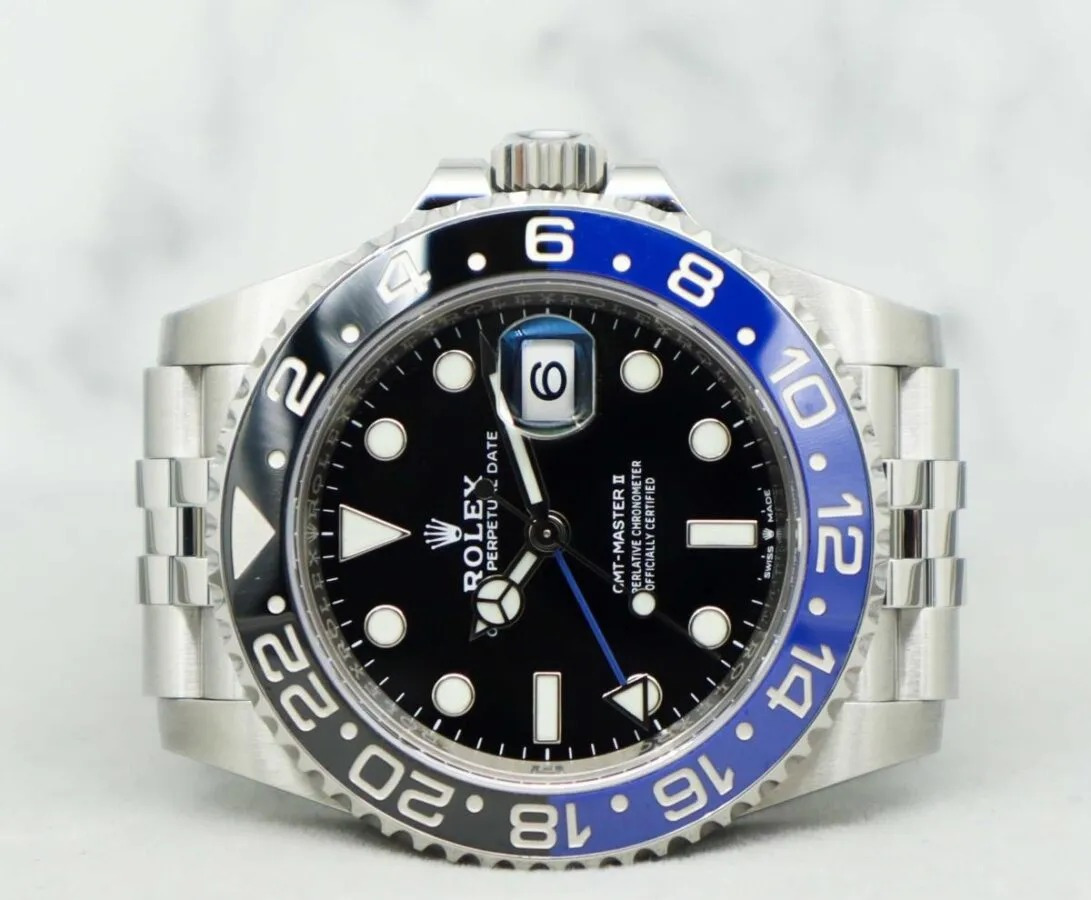 2024 Mint Rolex GMT Master II Batgirl Jubilee 126710BLNR