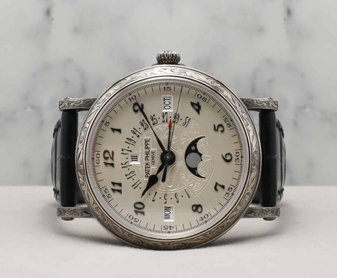 2018 Mint Patek Philippe Grand Complications Leather 5160/500G-001