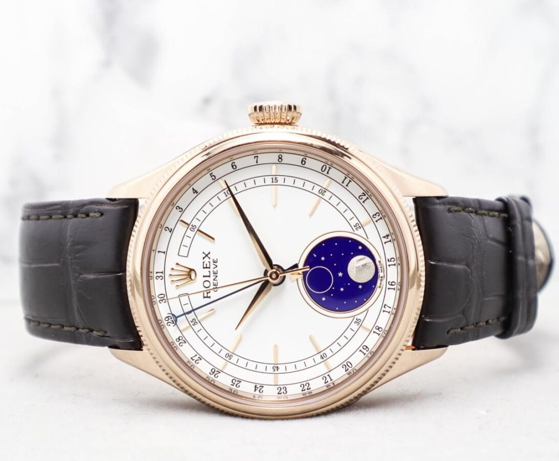 2021 Mint Rolex Cellini Leather 50535