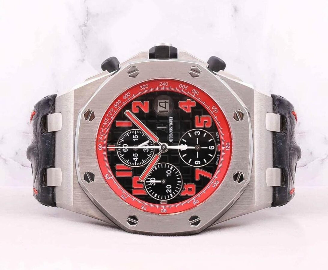2012 Mint Audemars Piguet Royal Oak Offshore Queens Road Leather 26198TI.OO.D101CR.01