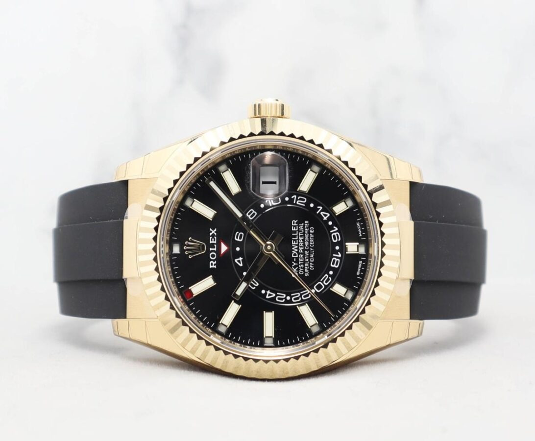 2022 Mint Rolex Sky Dweller Oysterflex 326238