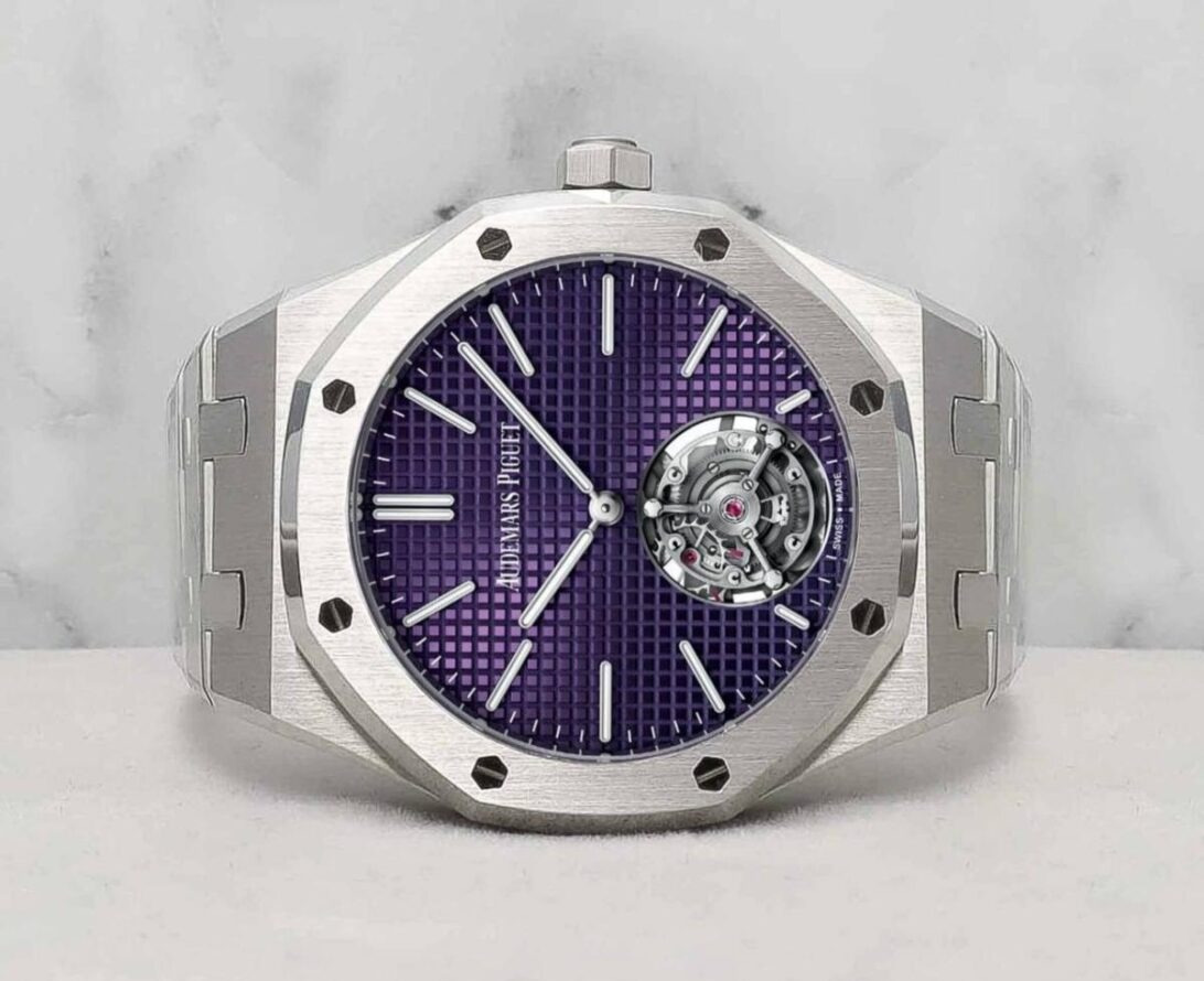 2022 LNIB Audemars Piguet Royal Oak Selfwinding Flying Tourbillon Extra-Thin RD#3 50th Anniversary B