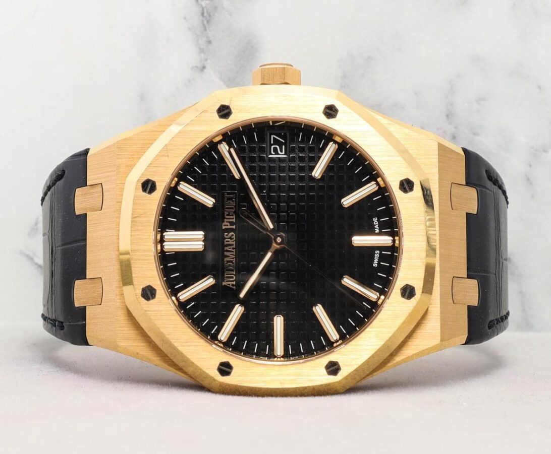 2025 LNIB Audemars Piguet Royal Oak Leather 15510OR.OO.D002CR.02