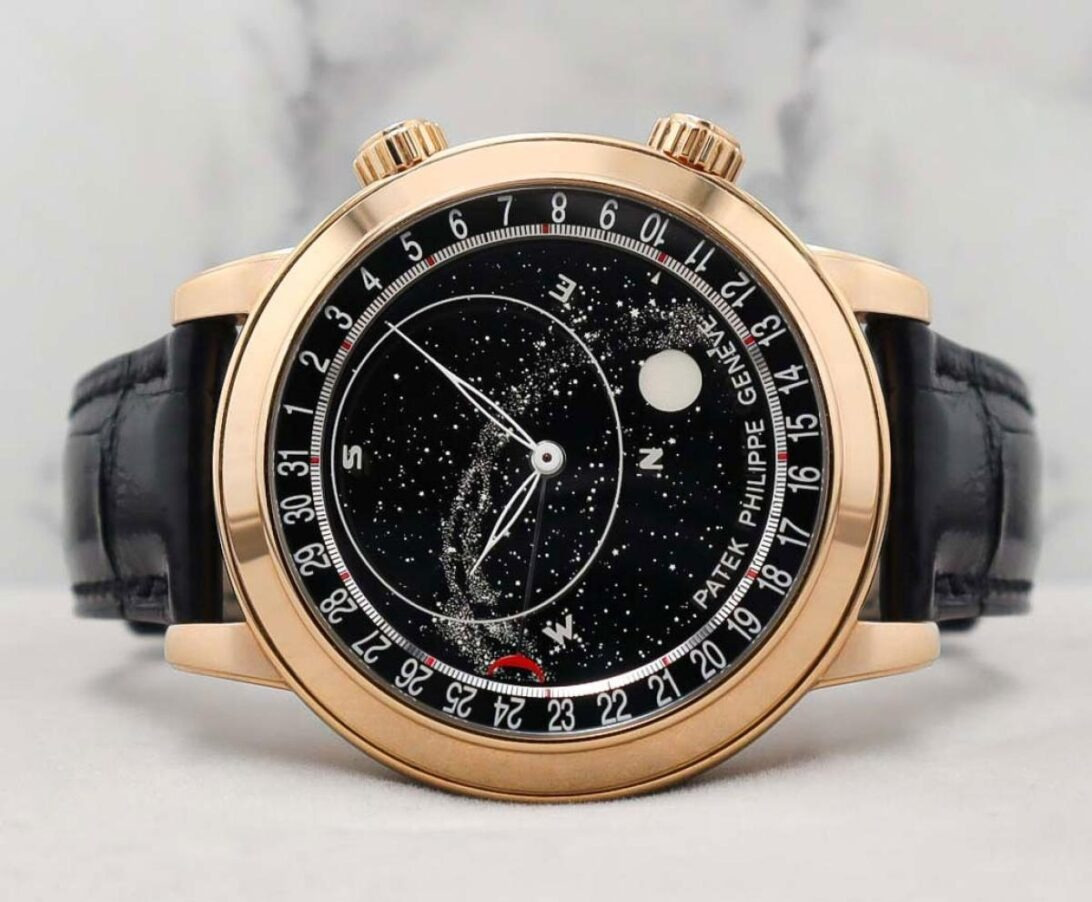 2018 Mint Patek Philippe Grand Complications Celestial Leather (Black) 6102R-001