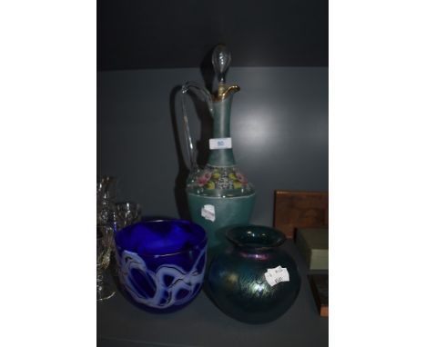 A selection of art glass including local interest Adrian Sankey and Royal Brierley studio
