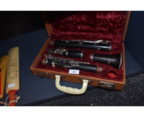 A cased 20th century clarinet by Boosey and Hawkes The Fogware