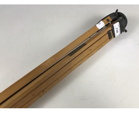 A vintage Sherwood studios tripod